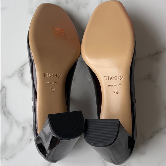 NEW Theory Black Patent
Leather Mary Jane Heels - Picture 5 of 7